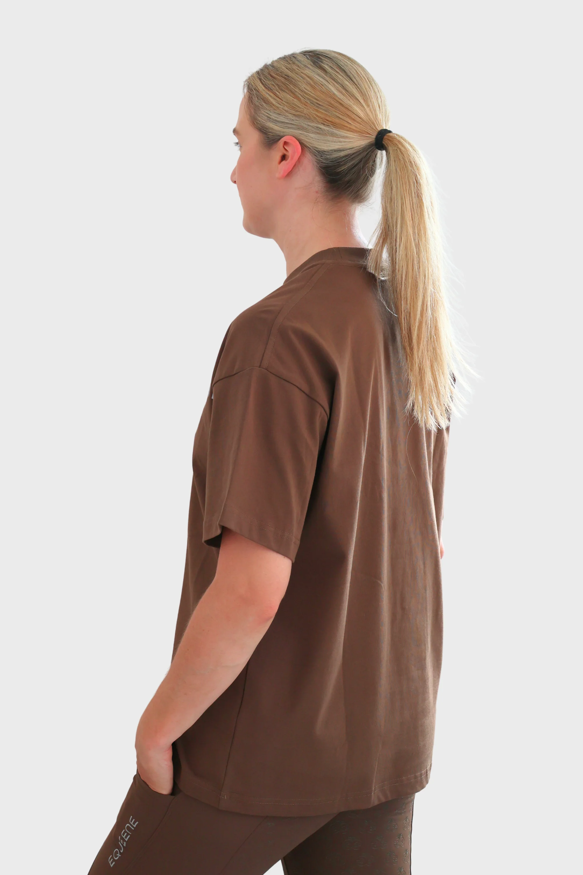 Tessa Oversized Tee - Espresso - Image 5